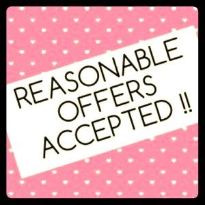 Reasonable offers accepted!